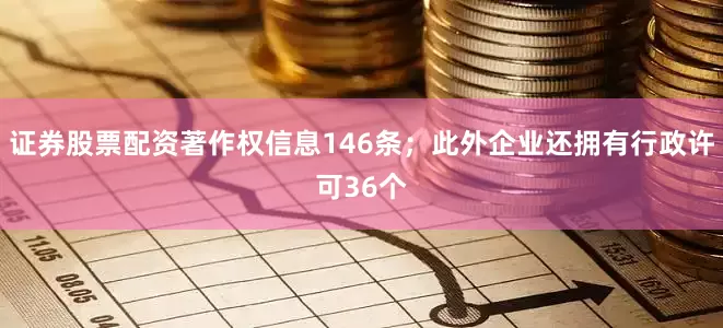证券股票配资著作权信息146条；此外企业还拥有行政许可36个